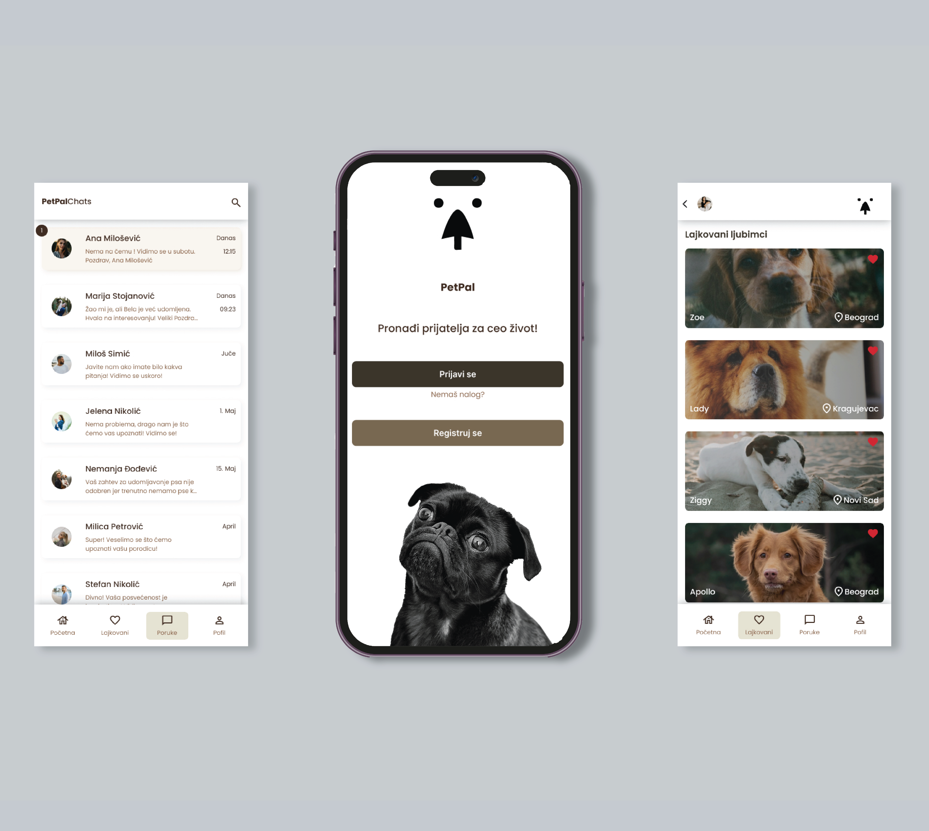 Dog adoption app